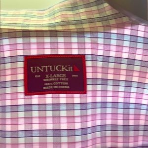 Untuckit brand shirt XL smoke free home